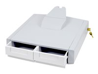 Ergotron StyleView Primary Storage Drawer, Double monteringskomponent - grå, vit 97-988