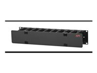 APC Horizontal Cable Manager Single-Sided with Cover - kabelhållarsats för rack - 2U AR8600A