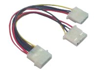 MicroConnect - strömdelare - 4 pin intern effekt till 4 pin intern effekt PI01032