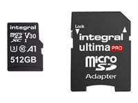 Integral UltimaPro - flash-minneskort - 512 GB - mikroSDXC UHS-I INMSDX512G-100/80V30