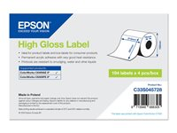 Epson - matrisskurna etiketter - högblank - 776 etikett (er) - A4 C33S045728
