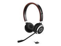 Jabra Evolve 65 SE UC Stereo - headset - med laddningsställ 6599-833-499
