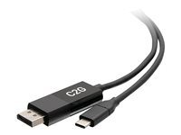 C2G 3ft (0.9m) USB-C to DisplayPort Adapter Cable - 4K 60Hz - videoadapterkabel - 24 pin USB-C till DisplayPort - 90 cm C2G54474
