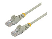 StarTech.com Cat5e Ethernet patchkabel med hakfria RJ45-kontakter - 7 m, Grå - patch-kabel - 7 m - grå 45PAT7MGR