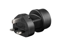 MicroConnect Universal adapter UK/Schuko - adapter för effektkontakt - power CEE 7/7 till BS 1363 PETRAVEL1