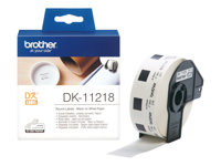 Brother DK-11218 - etiketter - 1000 stk - Rulle (2,4 cm) DK11218