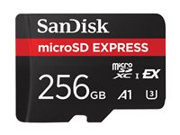 SanDisk Express - flash-minneskort - 256 GB - mikroSDXC UHS-I SDSQXFN-256G-GN4NN