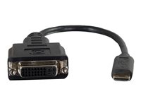 C2G HDMI Mini to Single Link DVI-D Adapter Converter Dongle - videokort - HDMI / DVI - 20.3 cm 80505