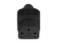 MicroConnect - adapter för effektkontakt - IEC 60320 C6 till IEC 60320 C13 PE613AD