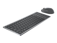 Dell Multi-Device KM7120W - sats med tangentbord och mus - QWERTY - USA, internationellt - Titan gray KM7120W-GY-INT