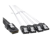 MicroConnect SATA/SAS-kabel - 75 cm SFF8087/4XSATA075