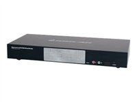 IOGEAR 4-Port Dual-Link DVI Secure KVM Switch GCS1214TAA - omkopplare för tangentbord/video/mus/ljud - 4 portar GCS1214TAA
