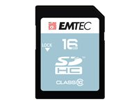 EMTEC - flash-minneskort - 16 GB - SDHC ECMSD16GHC10CG