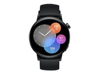 Huawei Watch GT 3 Active Edition - svart rostfritt stål - smart klocka med rem - svart - 4 GB 55027152
