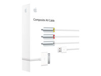 Apple Composite AV Cable - kabel för ström / audio / video - sammansatt video/ljud MC748ZM/A