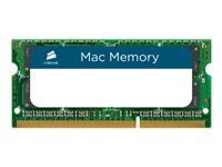 CORSAIR Mac Memory - DDR3 - modul - 8 GB - SO DIMM 204-pin - 1333 MHz / PC3-10600 - ej buffrad CMSA8GX3M1A1333C9