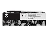 HP 711 - svart, gul, cyan, magenta - skrivhuvud C1Q10A