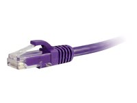 C2G Cat5e Booted Unshielded (UTP) Network Patch Cable - patch-kabel - 50 cm - lila 83658