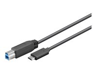 MicroConnect - USB typ C-kabel - 24 pin USB-C till USB Type B - 3 m USB3.1CB3