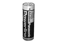 Panasonic Powerline LR6AD/4P batteri - 48 x AA-typ - alkaliskt LR6AD/4P