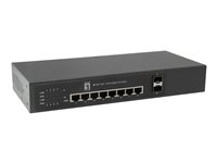 LevelOne GEP-1022W90 - switch - 10 portar - rackmonterbar GEP-1022W90