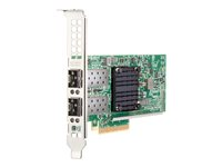 HPE 537SFP+ - nätverksadapter - PCIe 3.0 x8 - 10 Gigabit SFP+ x 2 P08421-B21