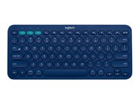 Logitech K380 Multi-Device Bluetooth Keyboard - tangentbord - italiensk - blå 920-007575