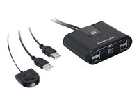IOGEAR 2x4 USB 2.0 Peripheral Sharing Switch GUS402 - USB-växel GUS402