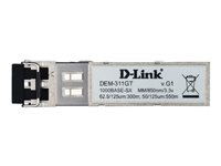 D-Link DEM 311GT - SFP-sändar/mottagarmodul (mini-GBIC) - 1GbE DEM-311GT/10