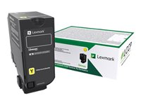 Lexmark - gul - original - tonerkassett - LCCP, LRP 74C20Y0