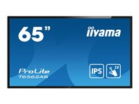 iiyama ProLite T6562AS-B1 65" Klass (64.5" visbar) LED-bakgrundsbelyst LCD-skärm - 4K - för interaktiv skyltning/interaktiv kommunikation T6562AS-B1