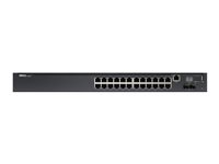 Dell Networking N2024 - switch - 24 portar - Administrerad - rackmonterbar 210-ABNV