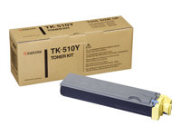Kyocera TK 510Y - gul - original - tonersats 1T02F3AEU0