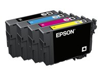 Epson 502 Multipack - 4-pack - svart, gul, cyan, magenta - original - bläckpatron C13T02V64010