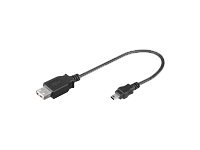 MicroConnect - USB-kabel - mini-USB typ B till USB - 20 cm USBAFBM