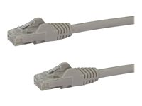 StarTech.com 7,5 m CAT6-patchkabel - 100% kopparledning - Hakfria kontakter - Grå - patch-kabel - 7.5 m - grå N6PATC750CMGR