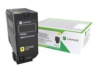 Lexmark - gul - original - tonerkassett - LCCP, Lexmark Corporate 74C2SYE