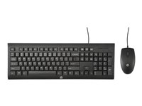 HP C2500 Desktop - sats med tangentbord och mus - brittisk Inmatningsenhet H3C53AA#ABU