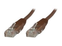 MicroConnect nätverkskabel - 50 cm - brun UTP5005BR