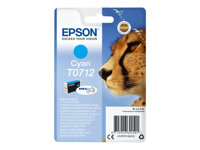 Epson T0712 - cyan - original - bläckpatron C13T07124012