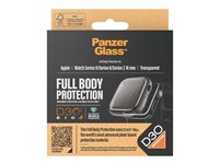 PanzerGlass - skärmskydd för smart klocka - heltäckande skydd med D30, 41 mm 3686