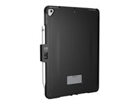 UAG Rugged Case for iPad 10.2-in (9/8/7 Gen, 2021/2020/2019) - Scout Black - baksidesskydd för surfplatta 121918B14040