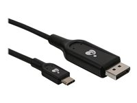IOGEAR - DisplayPort-kabel - 24 pin USB-C till DisplayPort - 2 m G2LU3CDP12