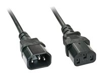 Lindy - strömkabel - power IEC 60320 C13 till IEC 60320 C14 - 5 m 30333