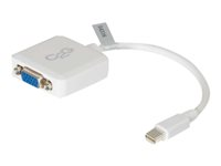 C2G 20cm Mini DisplayPort to VGA Adapter - Thunderbolt to VGA Converter M/F - White - DisplayPort-kabel - 20 cm 84316