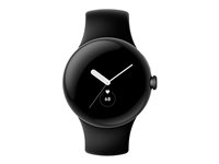 Google Pixel Watch - matte black - smart klocka med aktivt band - obsidian - 32 GB GA04300-DE