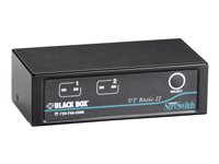 Black Box ServSwitch DT Basic II - omkopplare för tangentbord/video/mus - 2 portar KV7022A