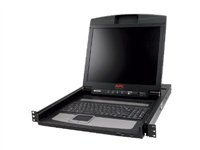 APC LCD Console - KVM-konsol - 17" AP5808
