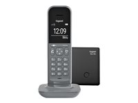 Gigaset CL390A - trådlös telefon - svarssysten med nummerpresentation - 3-riktad samtalsförmåg S30852-H2922-B103