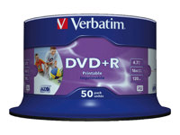 Verbatim - DVD+R x 50 - 4.7 GB - lagringsmedier 43512